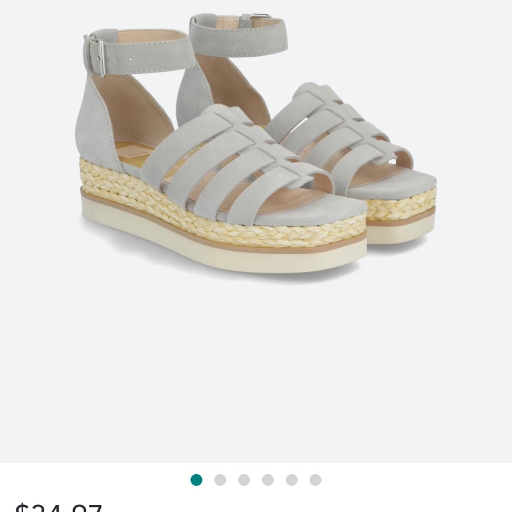Grey dolce vita wedges